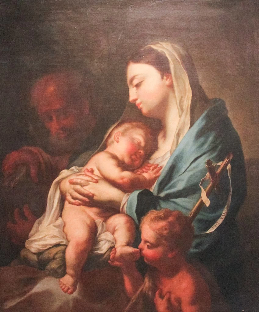 Madonna col Bambino con S. Giovanni Battista e S. Joseph - Museo Nazionale d'Arte e di Comunità, La Valletta